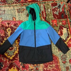 Boys waterproof rain jacket